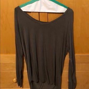 AMERICAN EAGLE TOP/olive green